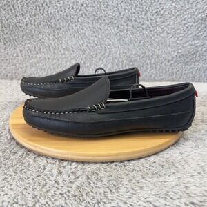 Allen Edmonds Interstate 90 Mens Black Leather Driving Loafers Shoes Size 8 D